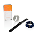 Ultradunne gezondheidsband met app en waterbestendigheid 1 ATM kleur zwart algemene weergave