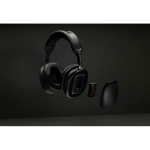 Opvouwbare over-ear koptelefoon met verwisselbare USB-C-batterij kleur zwart sfeer weergave