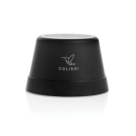 Compacte magnetische speaker met IPX4 bescherming 5W 500mAh kleur zwart weergave met logo