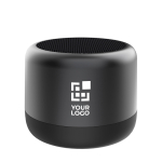 Compacte draadloze speaker met Bluetooth 5.3 en 3W geluid kleur grijs met afdrukgebied