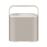 Compacte draadloze speaker met ingebouwde microfoon 10 W kleur beige tweede weergave