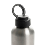 Lekvrije fles met handvat en schroefdop met druppelstop 750 ml kleur zwart zesde weergave