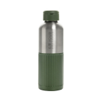Lekvrije fles met handvat en schroefdop met druppelstop 750 ml kleur groen met afdrukgebied