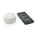 Milieuvriendelijke white-noise-speaker met automatische uitschakeling en 3 W kleur wit tweede weergave