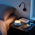 Milieuvriendelijke white-noise-speaker met automatische uitschakeling en 3 W kleur wit sfeer weergave
