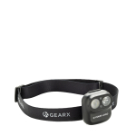 Hoofdlamp met bewegingssensor GearX 800 mAh kleur zwart met afdrukgebied