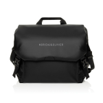 Schoudertas met RFID en inhoud van 9,8 L Swiss Peak 15,6” kleur zwart weergave met logo