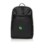 Laptoprugzak met vakken en inhoud 16 L Swiss Peak 15,6” kleur zwart weergave met logo