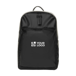 Laptoprugzak met vakken en inhoud 16 L Swiss Peak 15,6” kleur zwart met afdrukgebied
