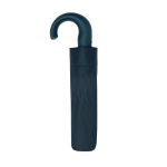 Automatische opvouwbare paraplu 21'' handvat van mat synthetisch leer Ø108 kleur marineblauw derde weergave