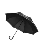 Paraplu met automatische opening van glasvezel Swiss Peak 30'' Ø150 kleur zwart met afdrukgebied
