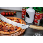 Boska pizzames en kaasmes van roestvrij staal met dubbele handgreep kleur zilver sfeer weergave 2