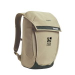 Minimalistische rugzak met magnetische klep voor pc 16” Thule Paramount kleur beige met afdrukgebied