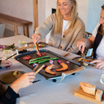 Elektrische teppanyaki bakplaat groot oppervlak 35x56 cm Boska kleur zwart sfeer weergave 2