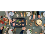 Elektrische teppanyaki bakplaat groot oppervlak 35x56 cm Boska kleur zwart