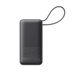 Personaliseerbare powerbank met snelladen 10000 mAh Anker kleur zwart vierde weergave