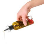 Set olijfolie- en azijndispensers 4 in 1 300 ml AdHoc kleur doorzichtig derde weergave