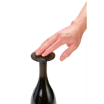 Ultradunne herbruikbare champagne stop die niet lekt AdHoc Gusto kleur zwart negende weergave