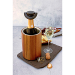 Ultradunne herbruikbare champagne stop die niet lekt AdHoc Gusto kleur zwart sfeer weergave 2