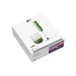 Matcha set in doos met glas en opschuimer 250 ml AdHoc Chado kleur groen weergave met doos