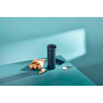 Lekvrije thermobeker met dubbele wand 500ml AdHoc Pulse kleur grijs sfeer weergave