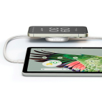 USB-C naar USB-C 2-in-1 oplaadkabel aluminium 15W Zens Pro 2 kleur wit derde weergave