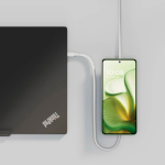 USB-C naar USB-C 2-in-1 oplaadkabel aluminium 15W Zens Pro 2 kleur wit sfeer weergave