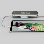 USB-C naar USB-C 2-in-1 oplaadkabel aluminium 15W Zens Pro 2 kleur wit sfeer weergave 2