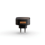 Compacte magnetische draadloze oplader voor mobiel 15W Zens kleur zwart weergave met logo