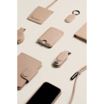 Opvouwbare eco draadloze oplader 2 in 1 met USB-C en 15 W kleur ivoor