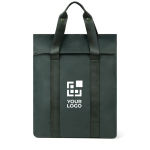 Minimalistische rugzak met laptopvak, inhoud 16 L en 16” kleur groen met afdrukgebied