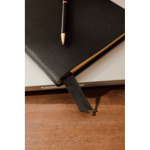 Notitieboek en pen set met geschenkdoos A5 gelinieerde pagina’s kleur zwart sfeer weergave 2