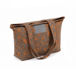 Tas van katoen en polyester met premium opdruk 220 g/m² kleur grijs vijfde weergave