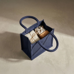 Middelgrote gelamineerde tas van gerecycled katoen 220 g/m² gedetailleerde weergave 3