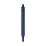 Set met aluminium pen en gelinieerd A5-notitieboek van PU kleur marineblauw gedetailleerde weergave 5