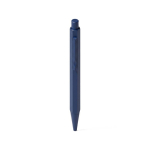 Aluminium pen met drukmechanisme en blauwe inkt kleur marineblauw gedetailleerde weergave 5