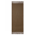 Zachte sjaal van acryl en viscose OEKO-TEX® 250 g/m² kleur bruin vierde weergave