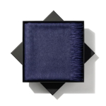 Zachte sjaal van acryl en viscose OEKO-TEX® 250 g/m² kleur marineblauw vijfde weergave