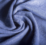 Zachte sjaal van acryl en viscose OEKO-TEX® 250 g/m² kleur marineblauw zesde weergave