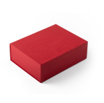 Presentatiedoos van stevig karton met magneetsluiting 1.200 g/m² kleur rood tweede weergave