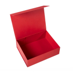 Presentatiedoos van stevig karton met magneetsluiting 1.200 g/m² kleur rood derde weergave