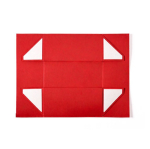 Presentatiedoos van stevig karton met magneetsluiting 1.200 g/m² kleur rood vierde weergave