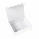 Presentatiedoos van stevig karton met magneetsluiting 1.200 g/m² kleur wit vierde weergave