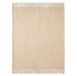 Grote deken van acryl en viscose met zachte afwerking 250 g/m² kleur bruin tweede weergave