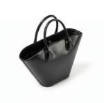 Premium tas van synthetisch leer met magneetsluiting 520 g/m² kleur zwart vijfde weergave