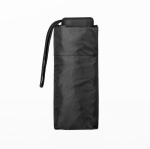 Compacte opvouwbare polyester paraplu met harde hoes Ø92 kleur zwart derde weergave