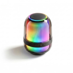 Compacte speaker met verlichting en 8 W vermogen kleur zwart gedetailleerde weergave 4