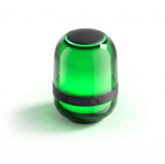 Compacte speaker met verlichting en 8 W vermogen kleur zwart gedetailleerde weergave 5