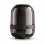 Compacte speaker met verlichting en 8 W vermogen kleur zwart gedetailleerde weergave 6