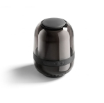 Compacte speaker met verlichting en 8 W vermogen kleur zwart vijfde weergave